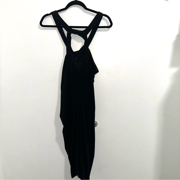 🌷5/$20 Calvin Klein Black Ruched Mini Dress - Picture 7 of 8